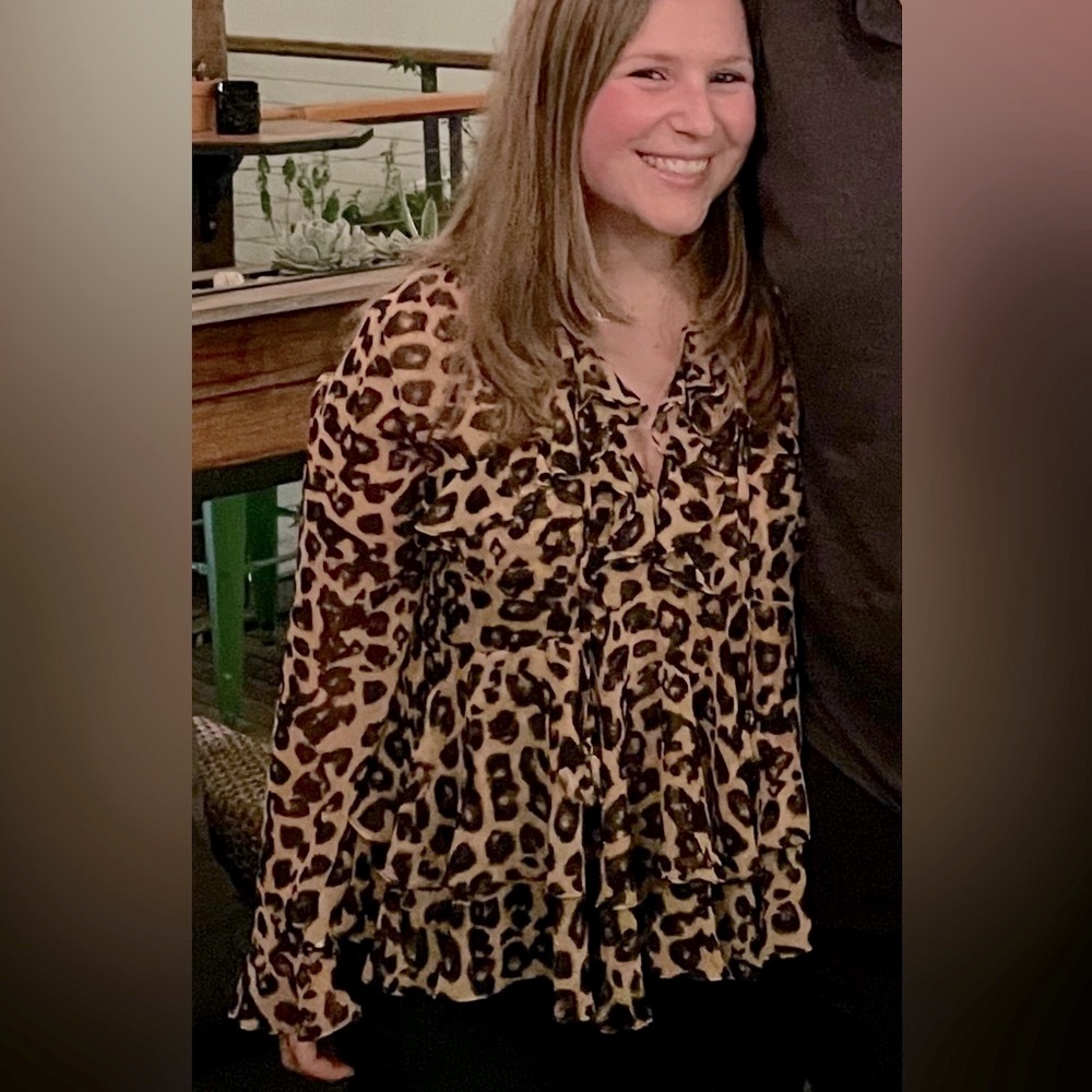 Misa leopard shirt